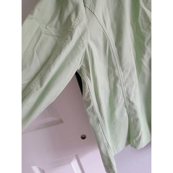 Talbots women's utility or chore jacket in a light mint green plus 2X coastal - Picture 8 of 11